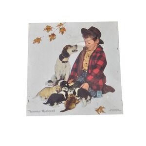 Norman Rockwell Pride of‎ Parenthood 550 Piece Jigsaw Puzzle A Boy and His Dog